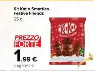 Kit kat o smarties festive friends