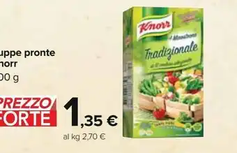 Carrefour Iper Zuppe pronte knorr offerta