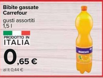 Bibite gassate carrefour