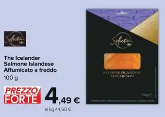 Carrefour Iper Salmone islandese affumicato carrefour selection offerta