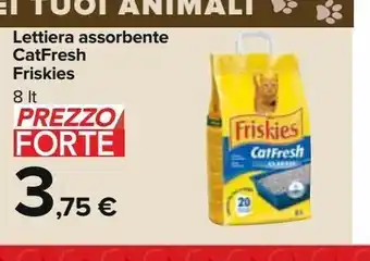Carrefour Iper Lettiera assorbente catfresh friskies offerta