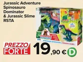 Jurassic adventure spinosauro dominator &jurassic slime rsta