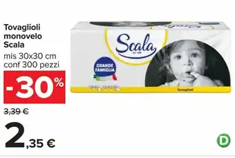 Carrefour Iper Tovaglioli monovelo scala offerta