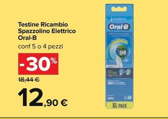 Carrefour Iper Testine ricambio spazzolino elettrico oral-b offerta