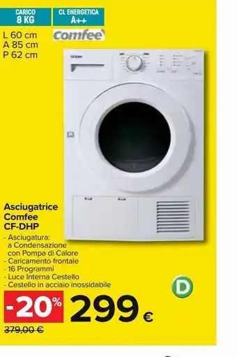 Asciugatrice comfee cf-dhf