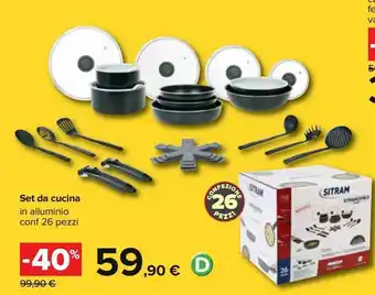 Carrefour Iper Set da cucina offerta