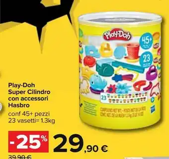Play-doh super cilindro con accessori hasbro