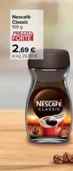 Carrefour Iper Nescafè classic offerta