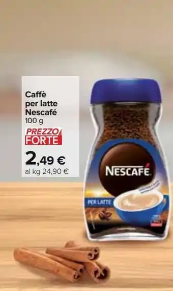 Carrefour Iper Caffè per latte nescafé offerta
