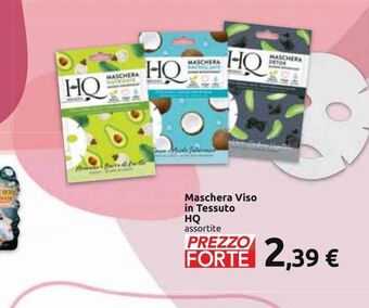 Carrefour Iper Maschera viso in tessuto hq offerta