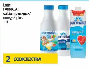 Latte Parmalat calcium plus/ max/ omega 3 plus 1 lt