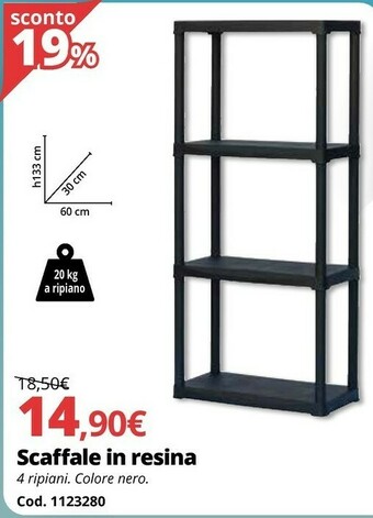 Scaffale In Resina