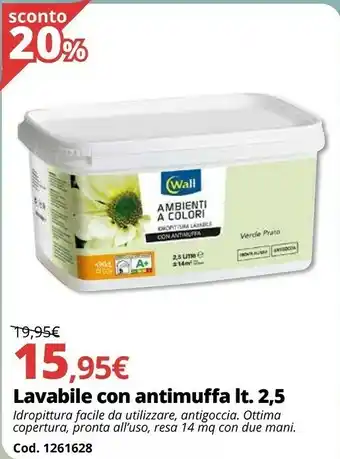 Brico Io Lavabile Con Antimuffa offerta