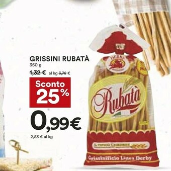 Coop Rubatà Grissini offerta
