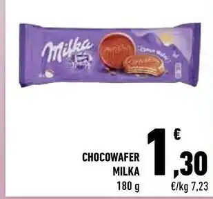 Conad City Milka ChocoWafer 180 G(ml) offerta