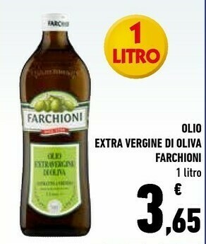 Conad City Farchioni Olio Extra Vergine Di Oliva 1000 G(ml) offerta