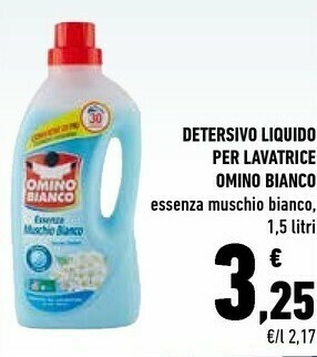 Conad City Omino Bianco Detersivo Liquido Per Lavatrice offerta