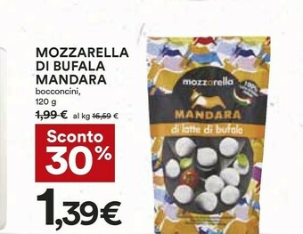Coop Mandara Mozzarella di bufala offerta