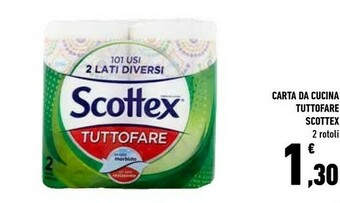 Conad City Scottex Carta Da Cucina Tuttofare offerta