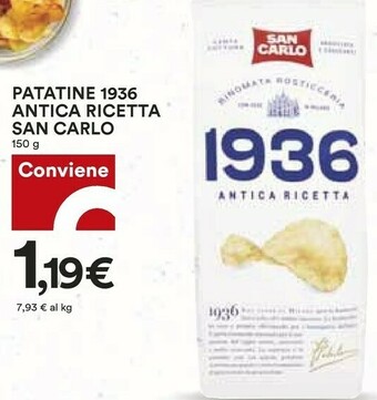 Coop San Carlo Patatine fritte offerta