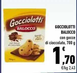 Conad City Balocco Gocciolotti Con Gocce Di Cioccolato 700 G(ml) offerta