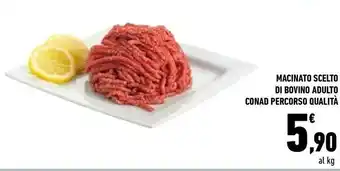 Conad City Conad Macinato Scelto Di Bovino Adulto offerta