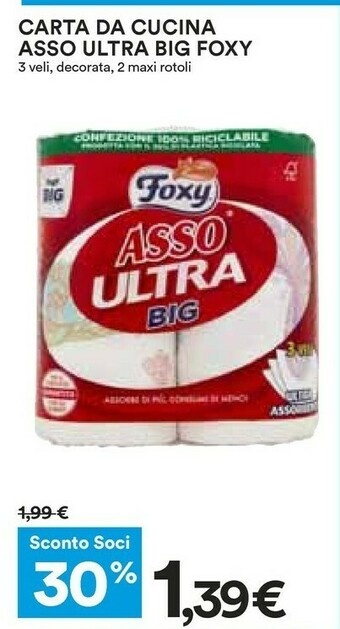 Coop Foxy Rotoli di carta offerta
