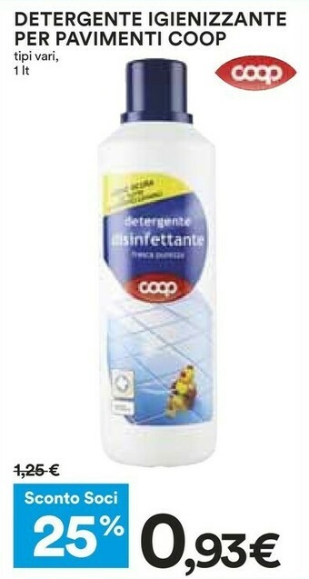 Coop Pulizia pavimenti offerta