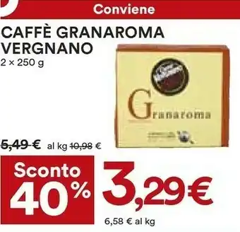 Coop Caffè vergnano 1882 Granaroma 250 G(ml) offerta