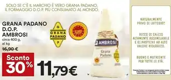 Coop Coop - Grana Padano DOP 400 G(ml) offerta