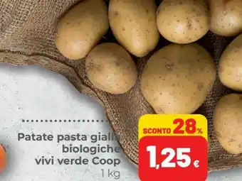Coop Vivi Verde Coop Patate Pasta Gialla Biologiche offerta