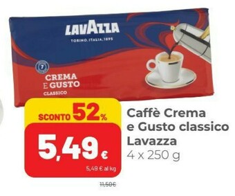 Coop Lavazza Crema E Gusto Classico offerta