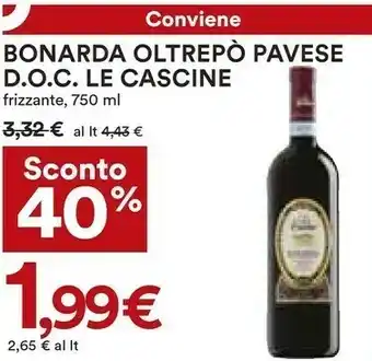 Coop Le cascine Bonarda 750 G(ml) offerta