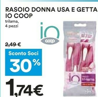 Coop Rasoio offerta