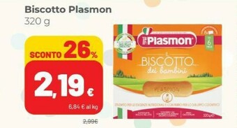 Coop Plasmon Biscotti offerta