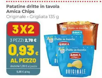 Coop Amica chips Patatine Dritte In Tavola Originale offerta