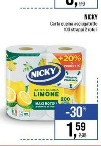 Caddy's Rotoli di carta offerta