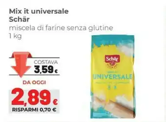 Coop Schar Mix It Universale offerta
