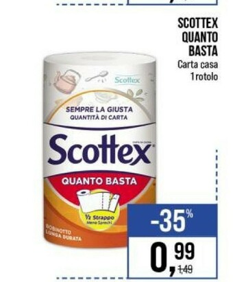 Caddy's Scottex Rotoli di carta offerta