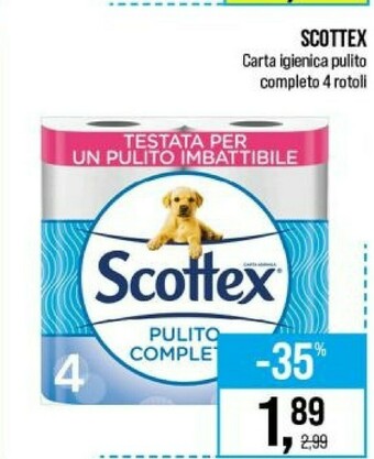 Caddy's Scottex Carta igienica offerta
