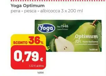 Coop Yoga Optimum 70% Di Pera 600 G(ml) offerta