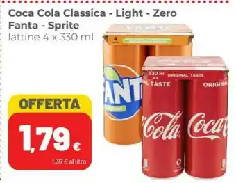 Coop Coca Cola Coca-Cola - Fanta Orange 330 G(ml) offerta