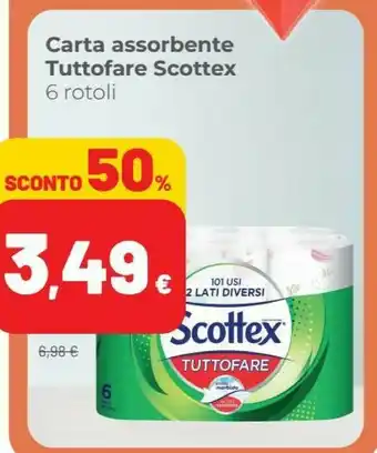 Coop Scottex Carta Assorbente Tuttofare offerta
