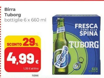 Coop Tuborg Birra 660 G(ml) offerta