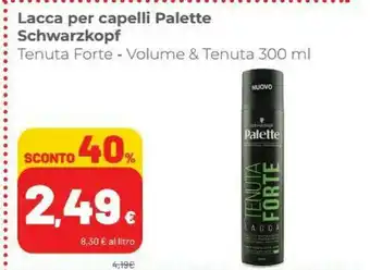 Coop Palette Schwarzkopf Lacca Per Capelli offerta