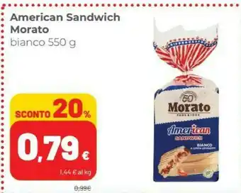 Coop Morato American Sandwich Bianco offerta