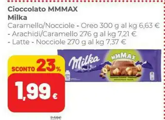 Coop Milka Mmmax Oreo Cioccolato Al Latte 300 G offerta