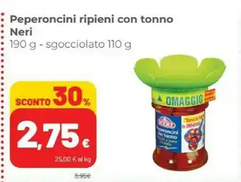 Coop Neri Peperoncini Ripieni Con Tonno offerta