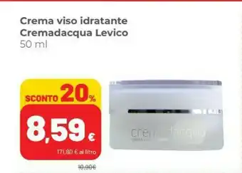 Coop Levico Cremadacqua Crema Viso Idratante offerta