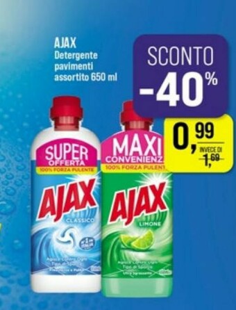 Caddy's Ajax Pulizia pavimenti offerta